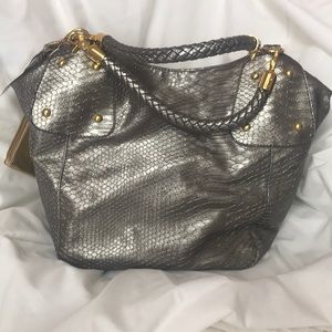 Big Buddha Jbrianna gunmetal handbag